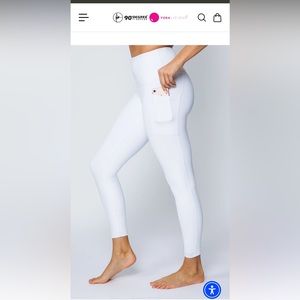 LUX HIGH WAIST SIDE POCKET 7/8 ANKLE LEGGING